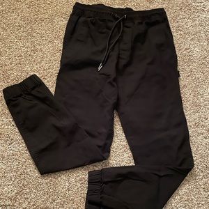 Black cargo pants